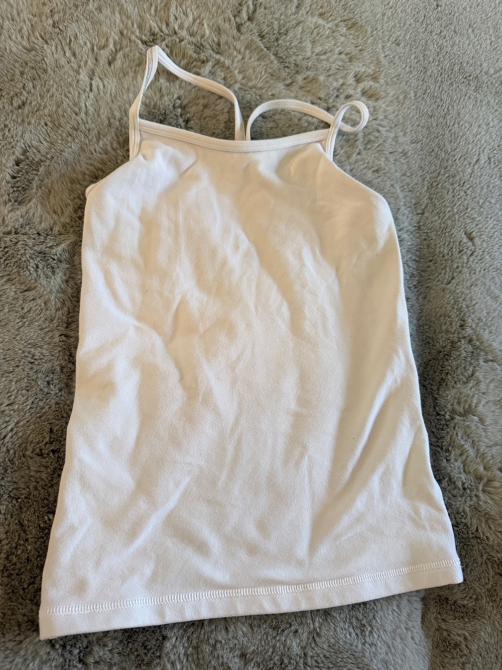 Ivivva Girls White Double-Strap Camisole Tank